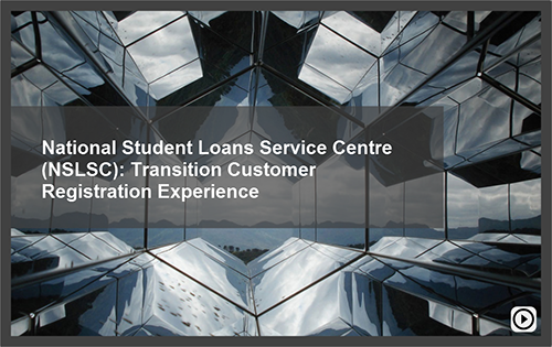 National Student Loans Service Centre: Transition Customer Experience